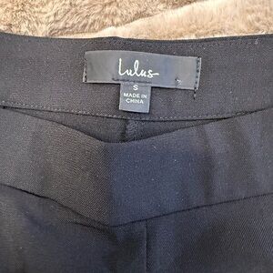 Lulu's Black Women Dress Pants - Slim Fit